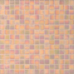 Mosaïque "Mosaïque en verre" Roseorange 2 x 2 cm