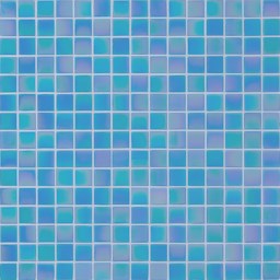 Mosaïque "Mosaïque en verre" Bleu rose 2 x 2 cm
