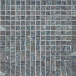 Mosaïque "Mosaïque en verre" Gris bleu 2 x 2 cm
