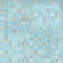 Mosaïque "Mosaïque en verre" Bleu 2 x 2 cm