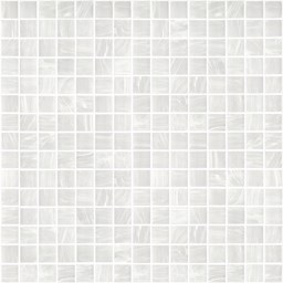 Mosaïque "Mosaïque en verre" Blanc 2 x 2 cm