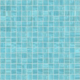 Mosaïque "Mosaïque en verre" Bleu azur 2 x 2 cm