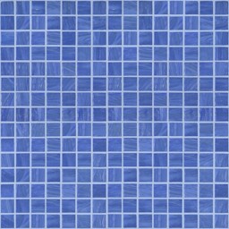 Mosaïque "Mosaïque en verre" Violet 2 x 2 cm