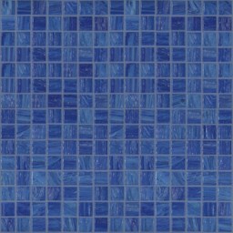 Mosaïque "Mosaïque en verre" Bleu cobalt 2 x 2 cm