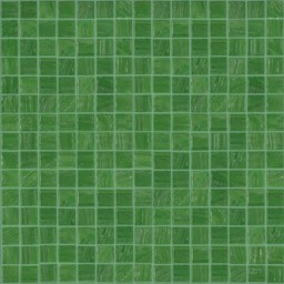 Mosaïque "Mosaïque en verre" Vert moyen 2 x 2 cm
