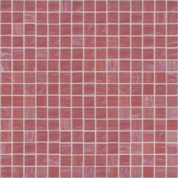 Mosaïque "Mosaïque en verre" Rose 2 x 2 cm