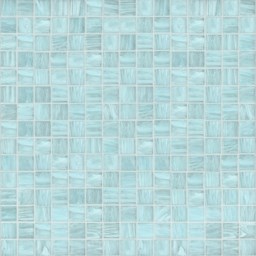 Mosaïque "Mosaïque en verre" Bleu ciel 2 x 2 cm