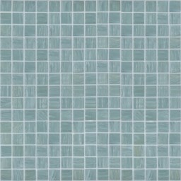 Mosaik "Glasmosaik" Hellgraublau 2 x 2 cm
