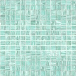 Mosaïque "Mosaïque en verre" Bleu clair 2 x 2 cm