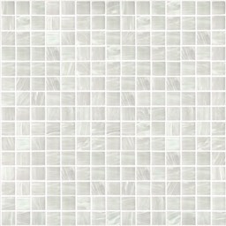 Mosaïque "Mosaïque en verre" Gris blanc 2 x 2 cm