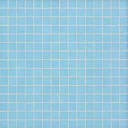 Mosaïque "Mosaïque en verre" Bleu eau 2 x 2 cm