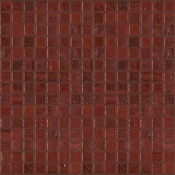 Mosaïque "Mosaïque en verre" Rouge brun 2 x 2 cm
