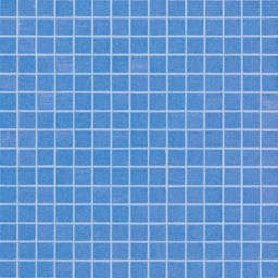 Mosaïque "Mosaïque en verre" bleu glace 2 x 2 cm
