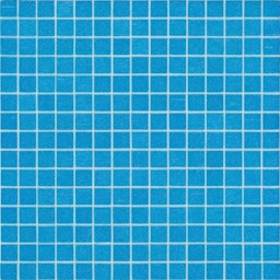 Mosaïque "Mosaïque en verre" Bleu moyen 2 x 2 cm