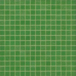 Mosaïque "Mosaïque en verre" Vert moyen 2 x 2 cm