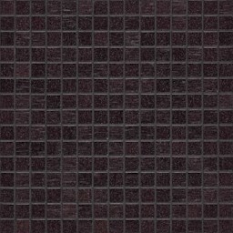 Mosaïque "Mosaïque en verre" Noir 2 x 2 cm