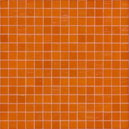 Mosaïque "Mosaïque de verre" Orange 2 x 2 cm
