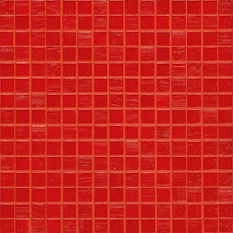 Mosaïque "Mosaïque en verre" Rouge 2 x 2 cm