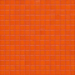 Mosaïque "Mosaïque en verre" Orange 2 x 2 cm