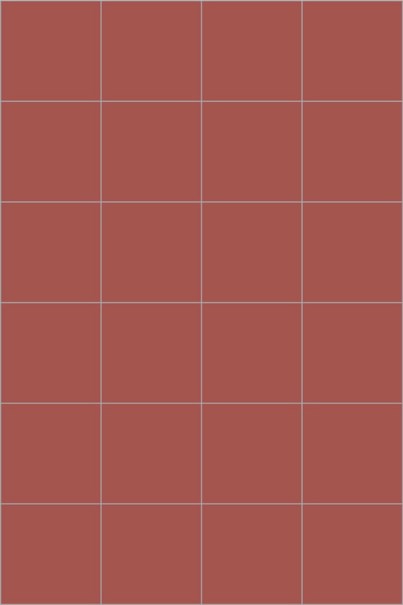 Dalle "Bolivie" Rouge Foncé 20 x 20 cm
