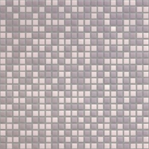 Mosaïque "Glasmosaik" Gris clair 1.2 x 1.2 cm