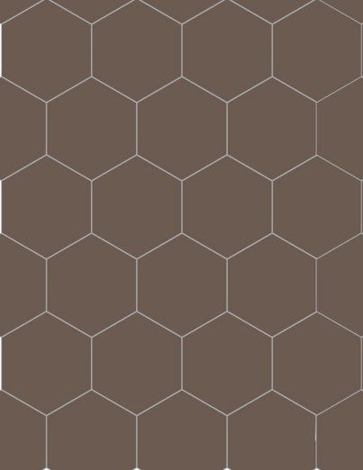 Dalle "Bolivie" Marron 20 x 23 cm