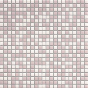 Mosaïque "Mosaïque en verre" Gris clair 1.2 x 1.2 cm