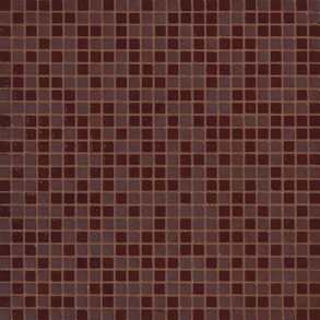Mosaïque "Mosaïque en verre" Marron foncé 1.2 x 1.2 cm