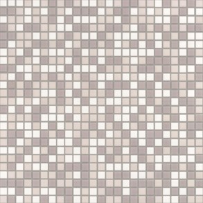 Mosaïque "Glasmosaik" gris clair 1.2 x 1.2 cm