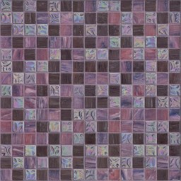 Mosaïque "Mosaïque de verre" Violet 2 x 2 cm