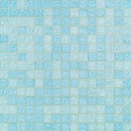 Mosaïque "Mosaïque en verre" Bleu clair 2 x 2 cm