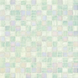 Mosaïque "Glasmosaik" Vert clair 2 x 2 cm