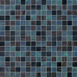 Mosaïque "Mosaïque en verre" Turquoise foncé 2 x 2 cm