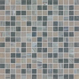 Mosaïque "Mosaïque en verre" Gris 2 x 2 cm