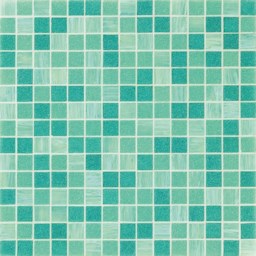 Mosaïque "Mosaïque en verre" Vert 2 x 2 cm