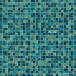 Mosaïque "Mosaïque en verre" Vert 1 x 1 cm