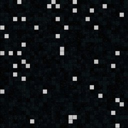 Mosaïque "Verre Mosaïque" Noir 1 x 11 cm