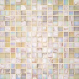 Mosaïque "Mosaïque en verre" Beige-Perle 2 x 2 cm