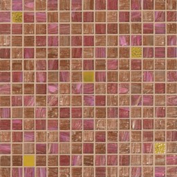 Mosaïque "Glasmosaik" Bordeaux 2 x 2 cm