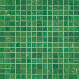 Mosaïque "Mosaïque en verre" Vert herbe 2 x 2 cm
