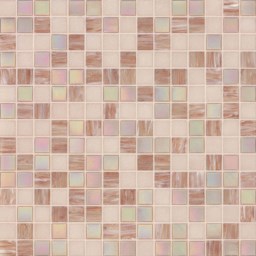 Mosaïque "Mosaïque en verre" Rose 2 x 2 cm