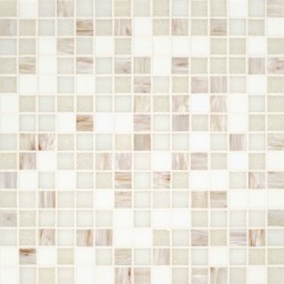 Mosaïque "Mosaïque en verre" Blanc 2 x 2 cm