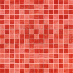 Mosaïque "Mosaïque en verre" Rouge-Rose 2 x 2 cm