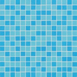 Mosaïque "Mosaïque en verre" Bleu 2 x 2 cm