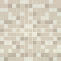 Mosaïque "Mosaïque en verre" Gris blanc 2 x 2 cm