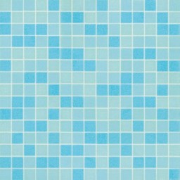 Mosaïque "Mosaïque en verre" Bleu clair 2 x 2 cm