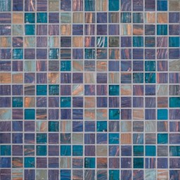 Mosaïque "Mosaïque en verre" Bleu violet 2 x 2 cm