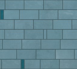 Mosaïque "Igor" Bleu 7.4 x 4.7 cm