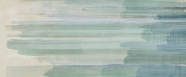 Panneau mural "Xavier" Teintes vert-bleu 50 x 120 cm