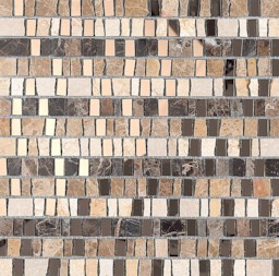 Mosaïque "Collection" beige brun 30 x 30 cm